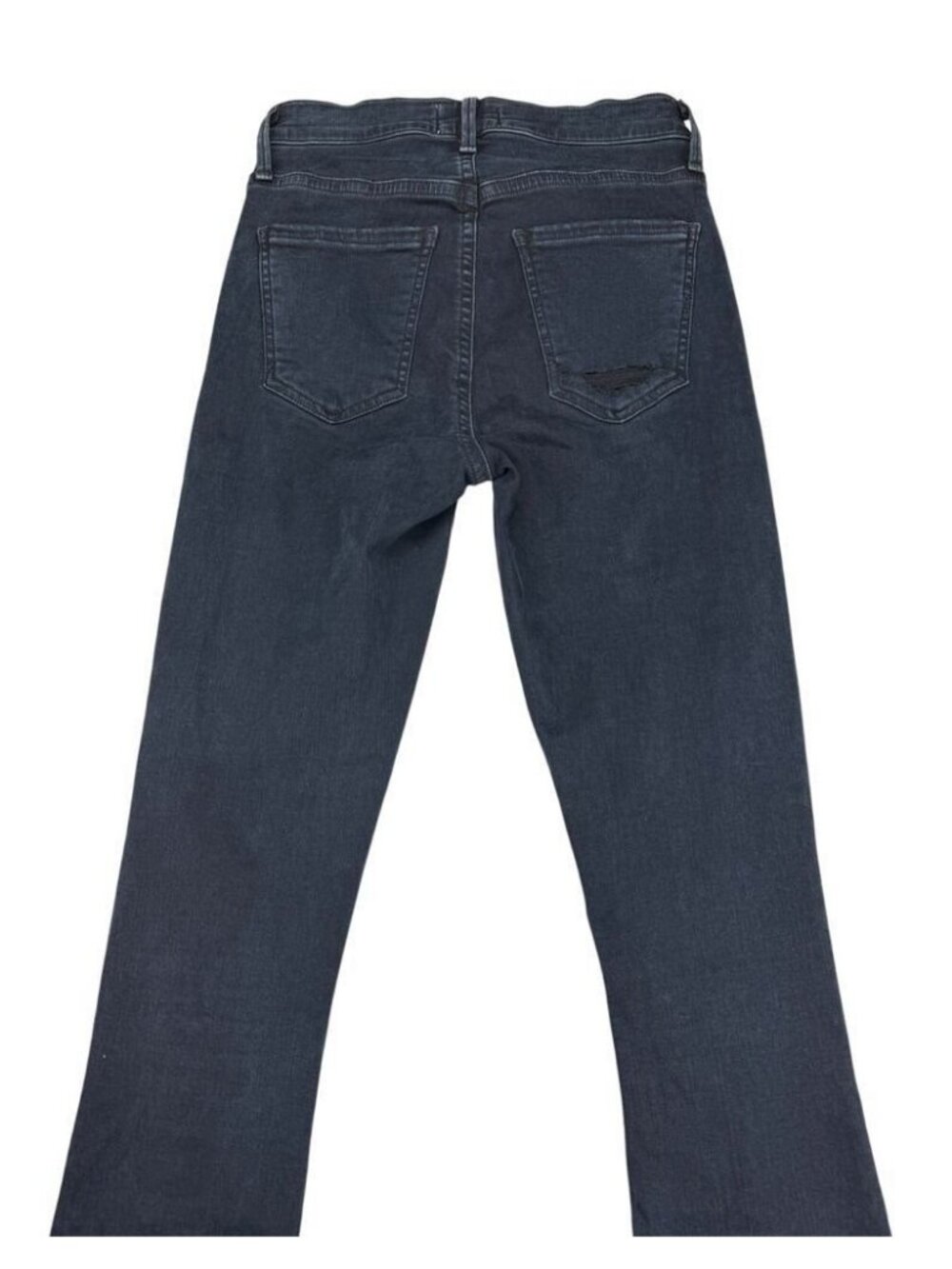 Agolde Sophie Distressed Skinny Jeans Ruthless Washed Black - Picture 6 of 7